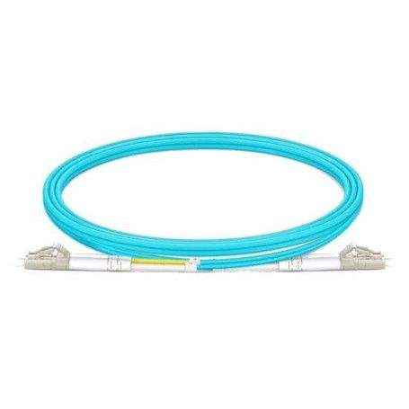 Jarretière fibre LC-LC MM duplex OM4 (1m)|Jarretières optiques|Azurtem