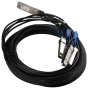 QSFP28 100G⇶4x25G SFP28 brake-out cable|Fibre modules|Azurtem