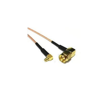 MMCX(M)-SMA(M) - right angled connector|Miscellaneous cables|Azurtem