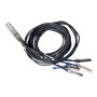 Câble breakout MikroTik QSFP56 200G vers 4 x 50G SFP56 | Azurtem