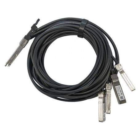 QSFP+ 40G brake-out cable to 4x10G SFP+ Mikrotik