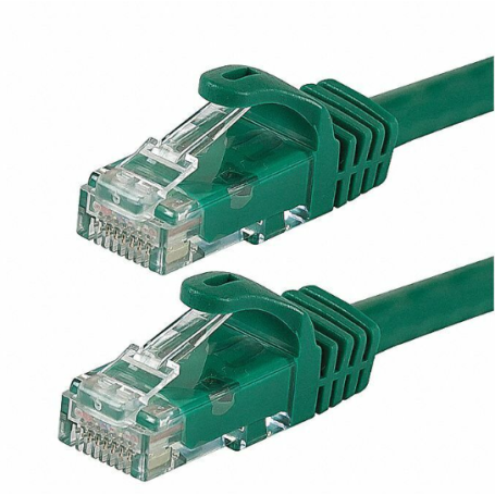 Green network cable : Cat6a S/FTP (1m)