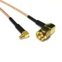 MMCX(M)-SMA(M) - right angled connector|Miscellaneous cables|Azurtem