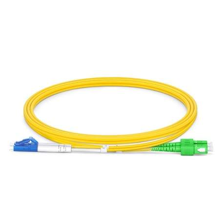 Fibre patch cord LC-SC SM duplex (1m)